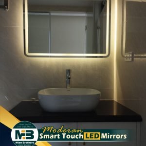 Frameless LED Mirror – Minimalist Backlit Bathroom Mirror