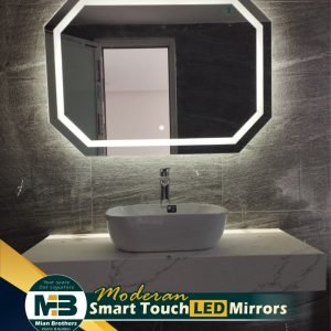 Rectangle LED Mirror – Backlit Smart Mirror with Touch Sensor